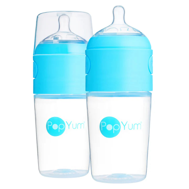 Pack de 2 Biberons Bleu, 260 ML