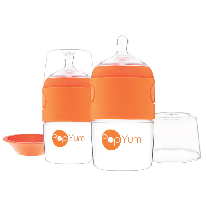Pack de 2 biberons Orange, 150 ML